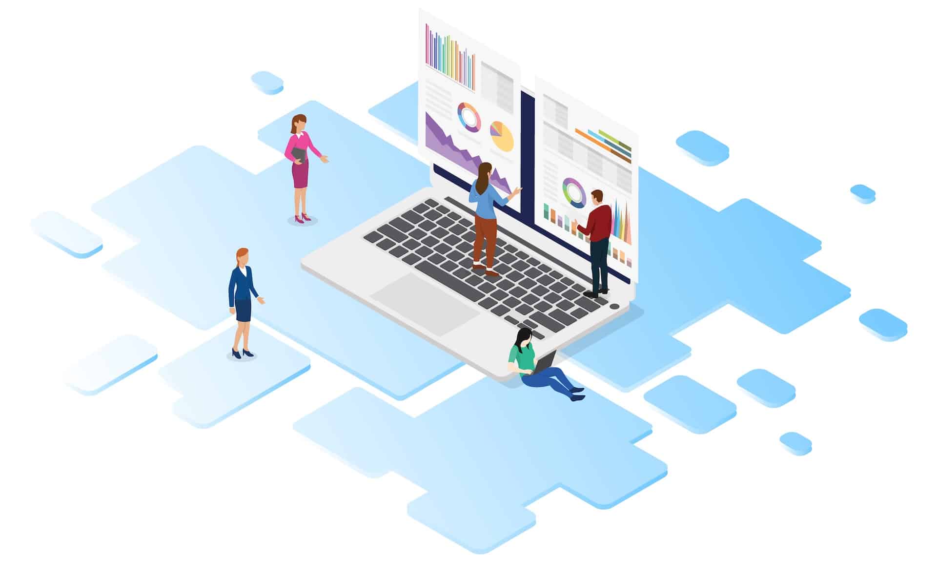 Effective small business marketing strategy dashboard